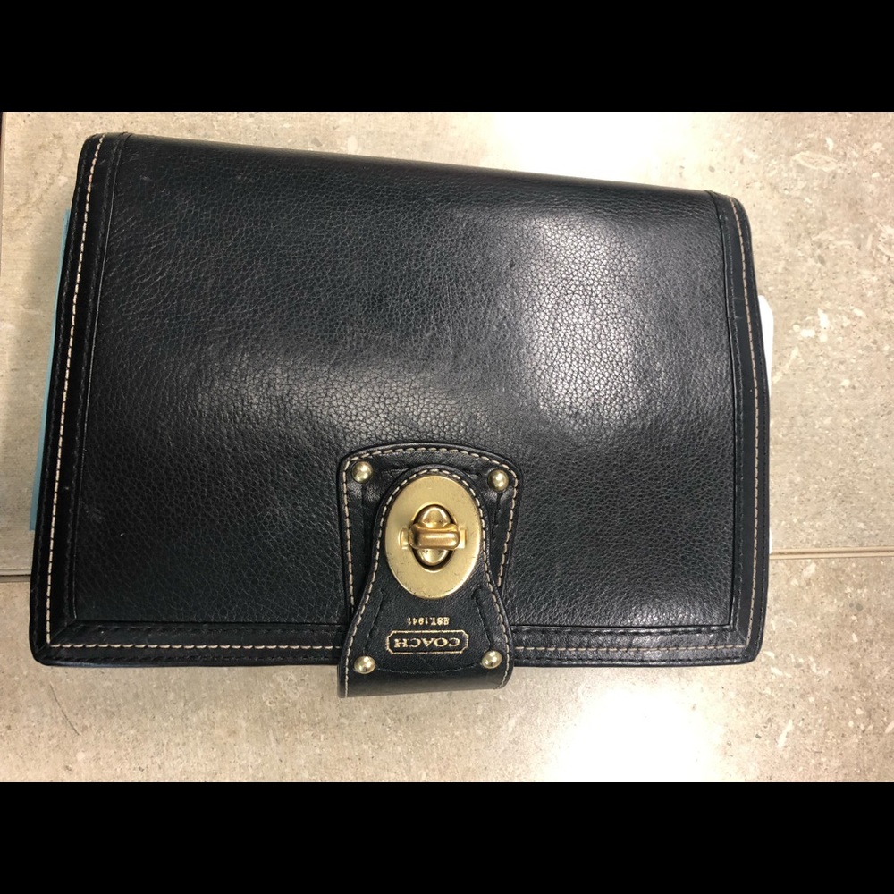 Coach leather agenda